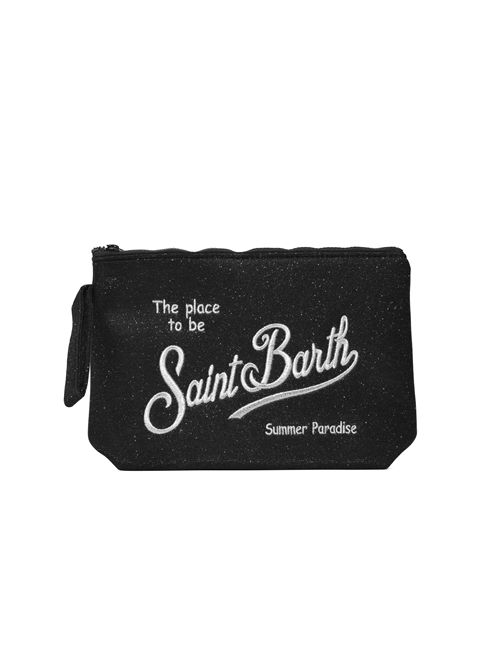 Pochette Aline Lurex in scuba effetto lurex Nero Mc2 Saint Barth | ALI001802999L